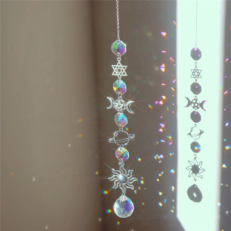 Suncatcher Hanging Crystal Prism