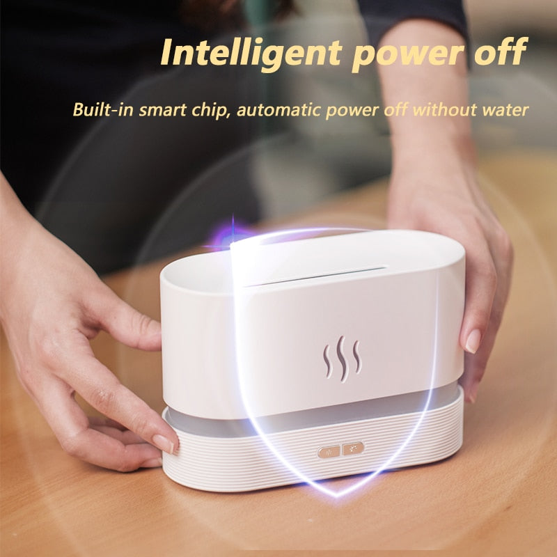 180ML USB  Simulation Flame Air Diffuser