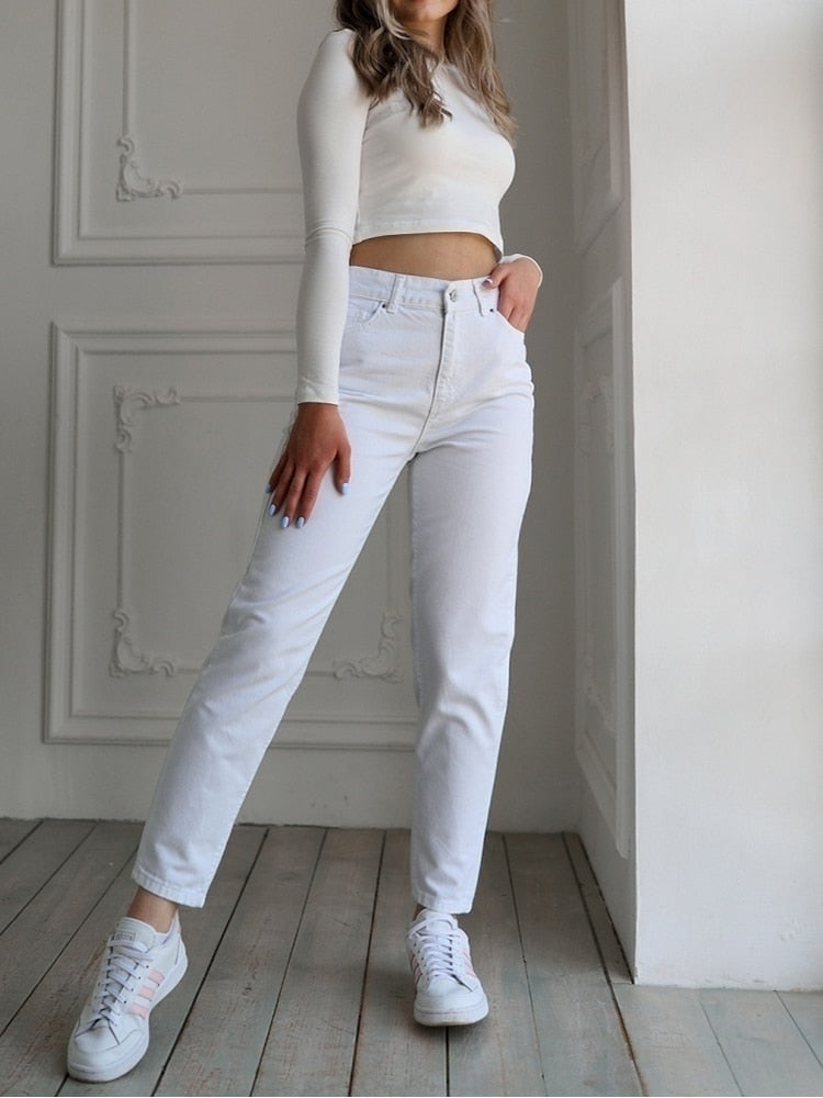 High Waist Denim Jeans