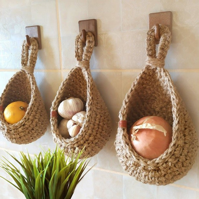 Vegetable and Fruit Basket Wall Hangers