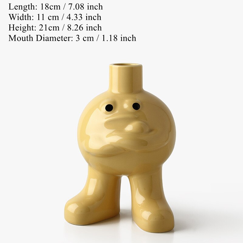 Ceramic Big Foot Vase