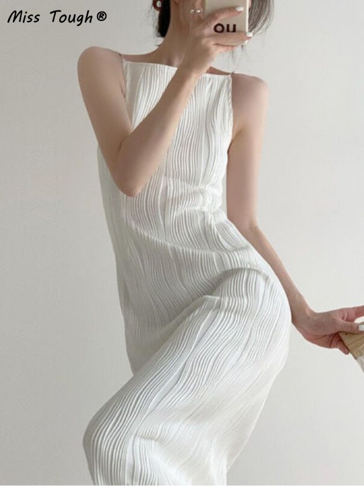 Strap Midi Dress