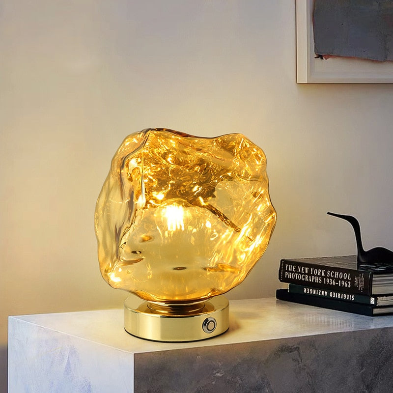 Lava Glass Table Lamp