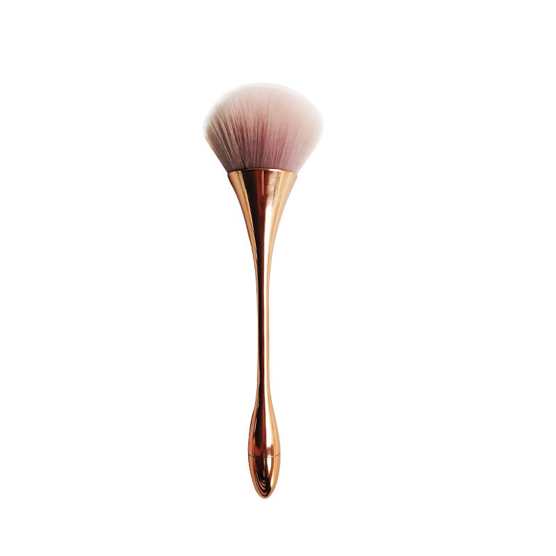 Rose Gold Foundation Powder Blush Brush