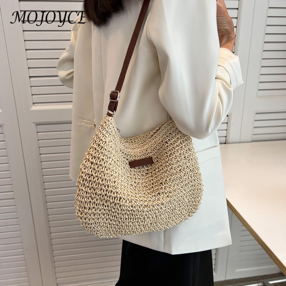 Straw Crossbody Bag