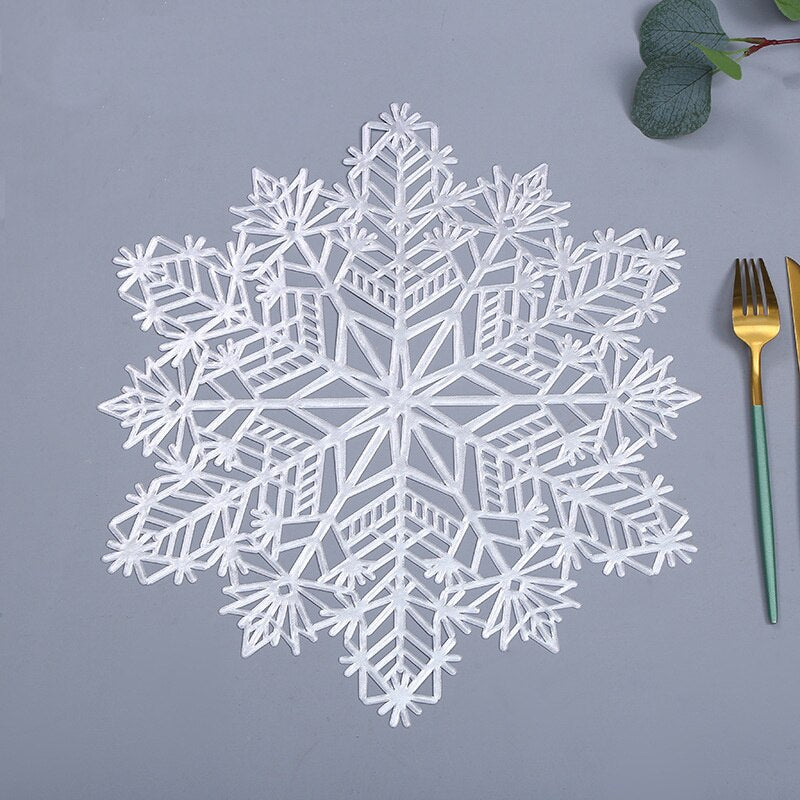 Christmas Snowflake Gold/Silver Tablemat