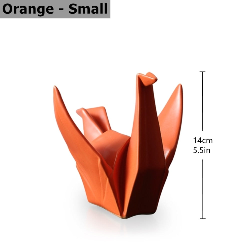 Ceramic Origami Animal Sculpture