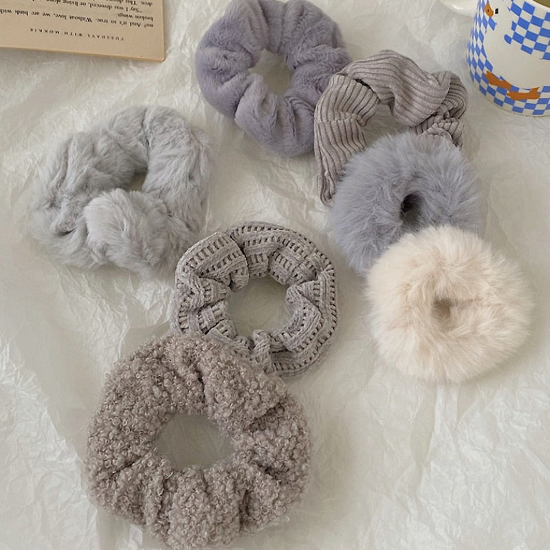 1/7 Pcs/Set Women Hair Scrunchies
