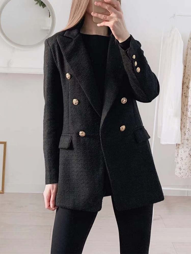 Black Tweed Blazer
