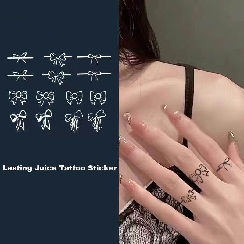 Butterfly Finger Sticker Tattoo