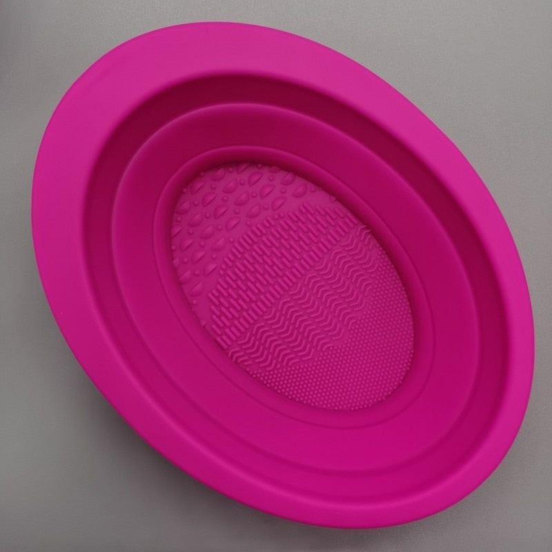 Silicone Makeup Brush Cleaner Bowl Foldable