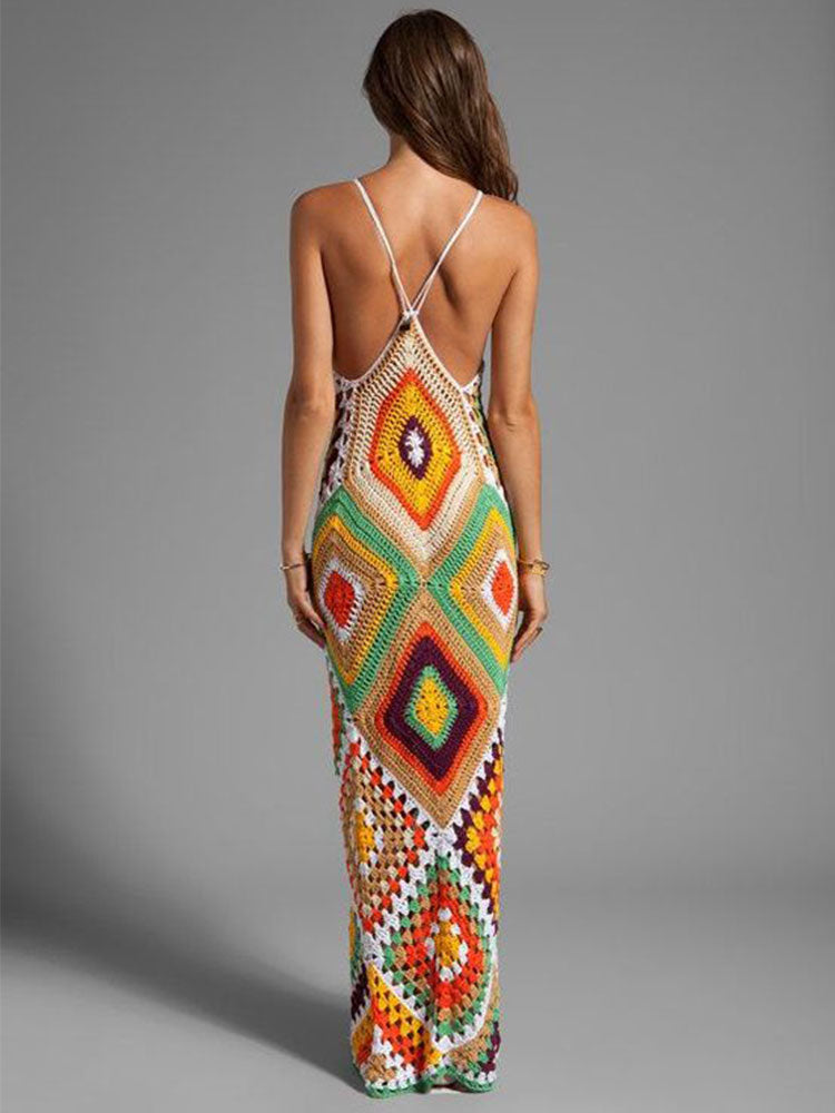 Handmade Crochet Maxi Dress