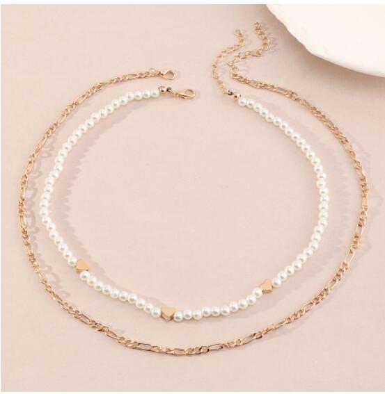 Pearl Beads Choker Necklace