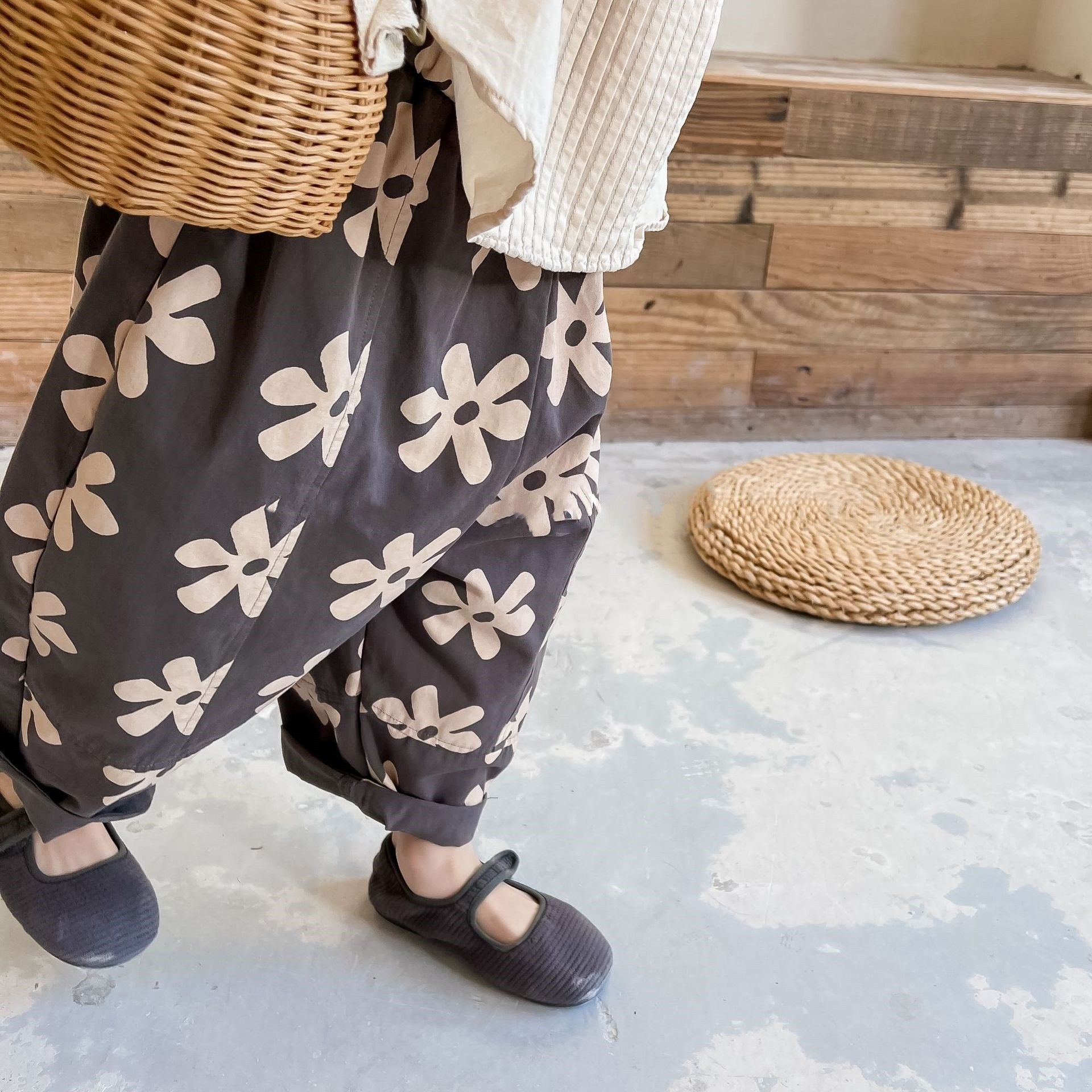Cotton Harem Pants