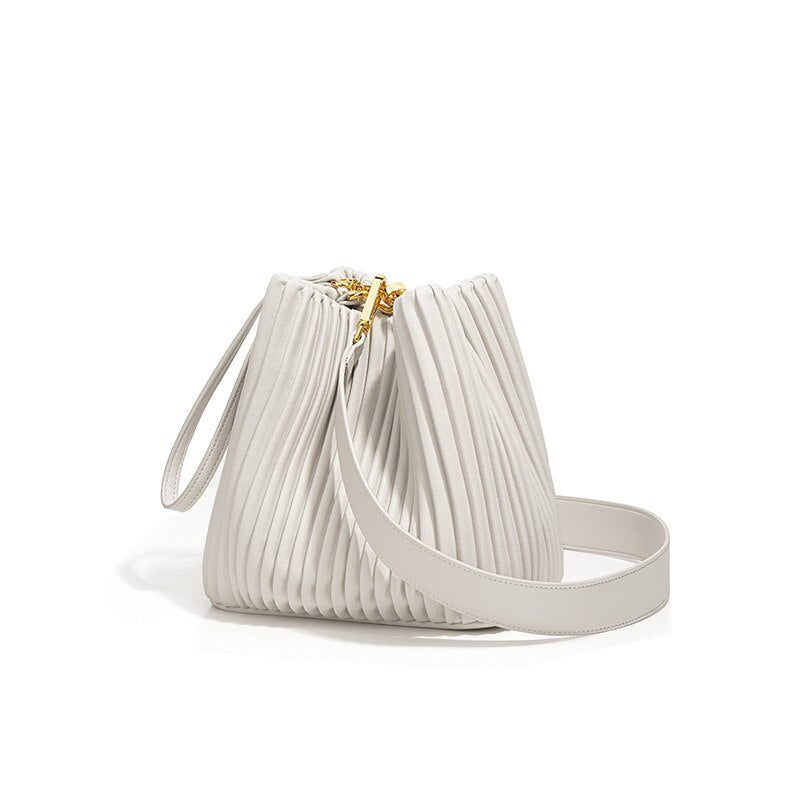 Leather Bucket Bag
