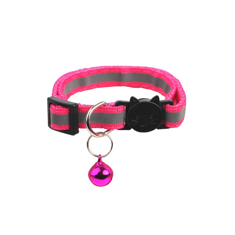 1Pc Pet Collar Reflective With Bell