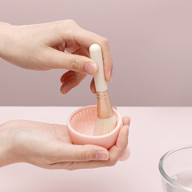 Makeup Brush Cleaner Silicone Bowl