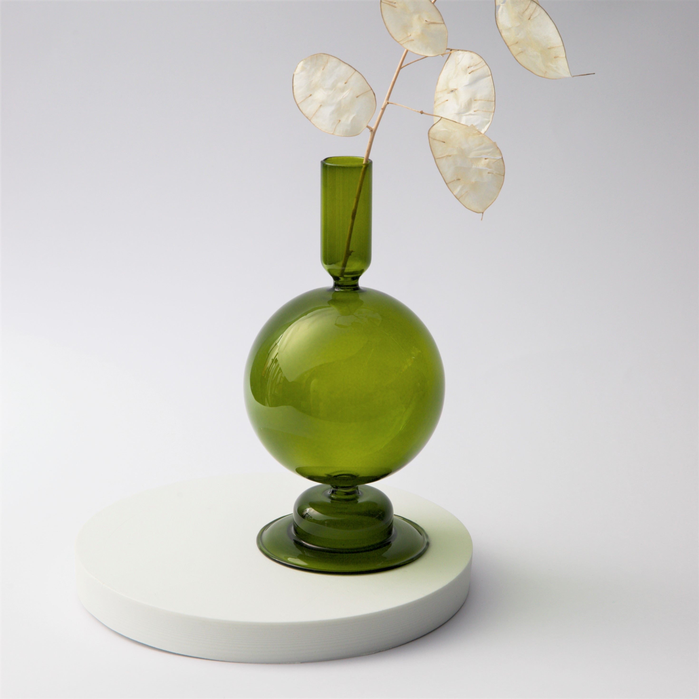 Jupiter Glass Candle Holders