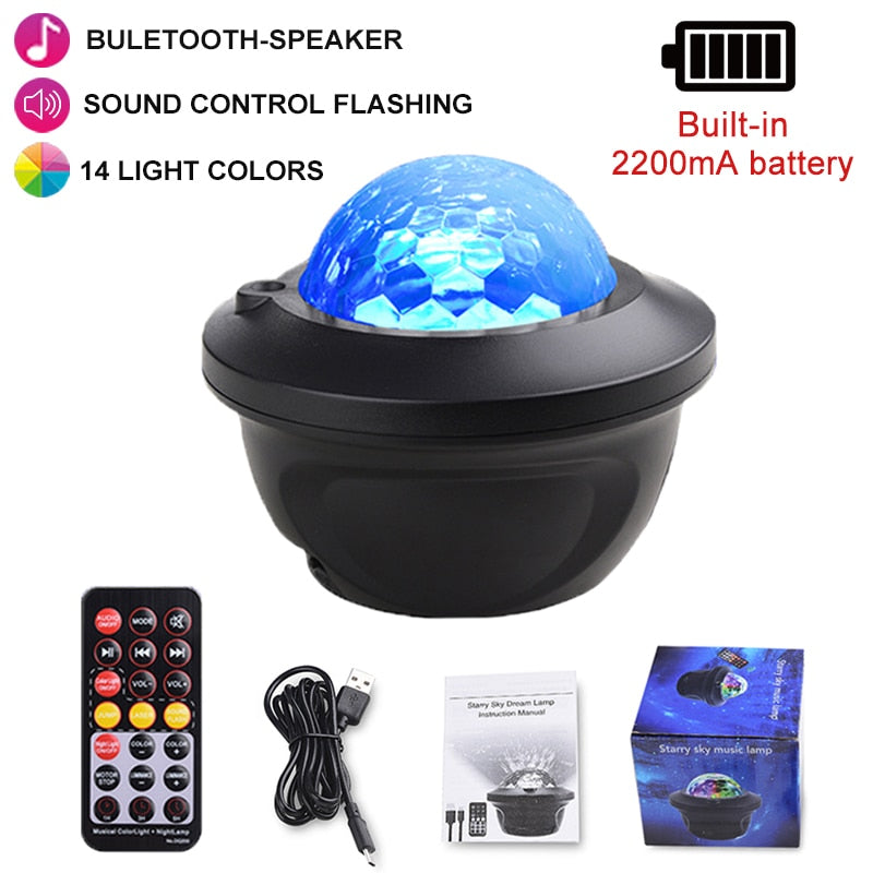 LED Star Galaxy Projector
