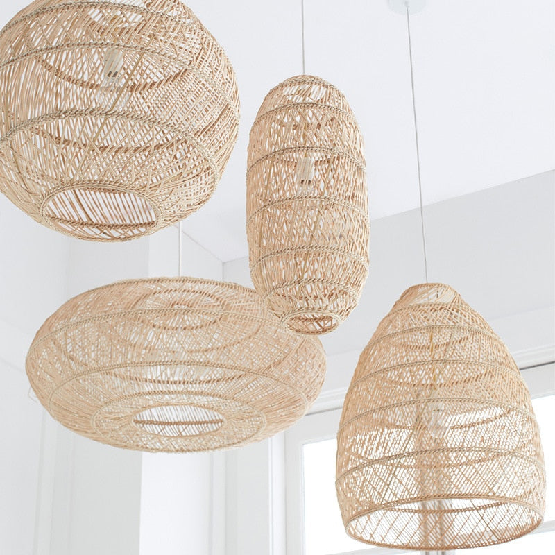 Handmade Rattan Hanging Lamp