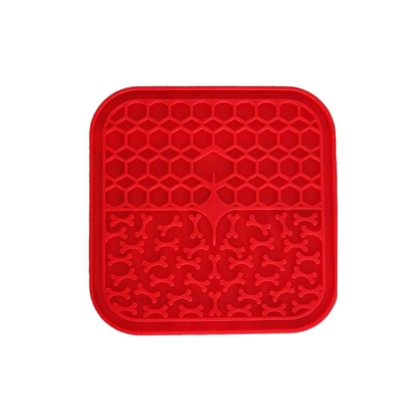 Square Pattern Silicone Feeding Pad