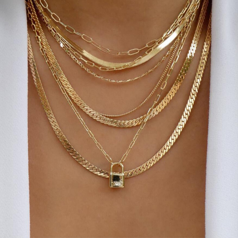Moon Gold Necklace