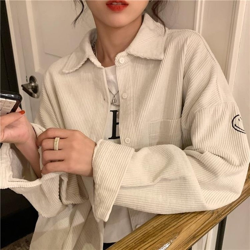 Smiley Corduroy Jacket