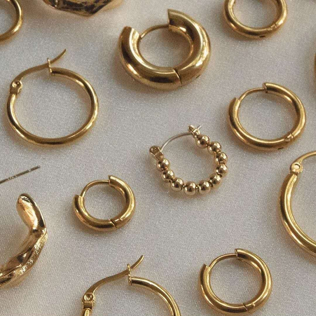Gold Hoop Earrings