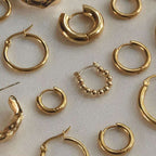 Gold Hoop Earrings