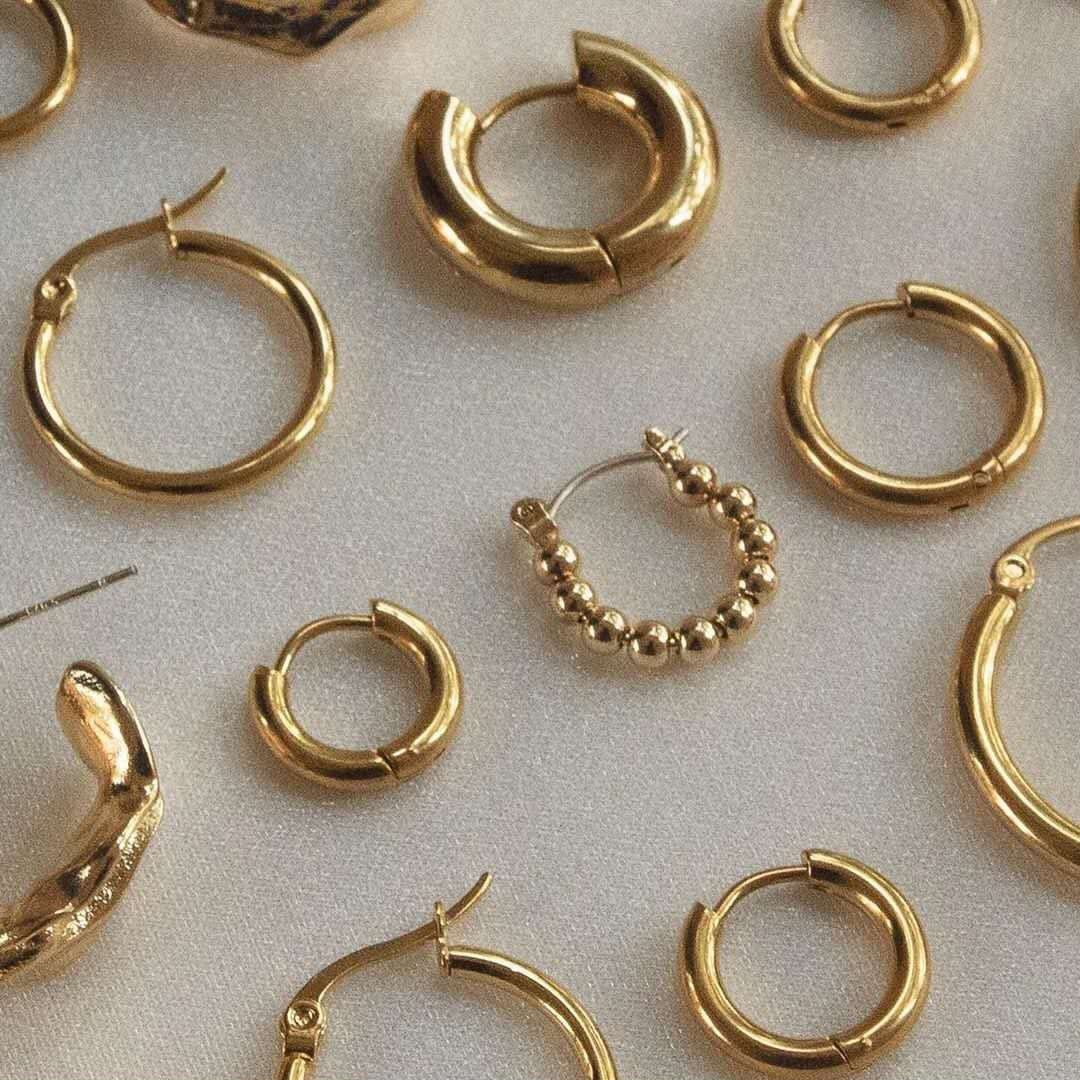 Gold Hoop Earrings