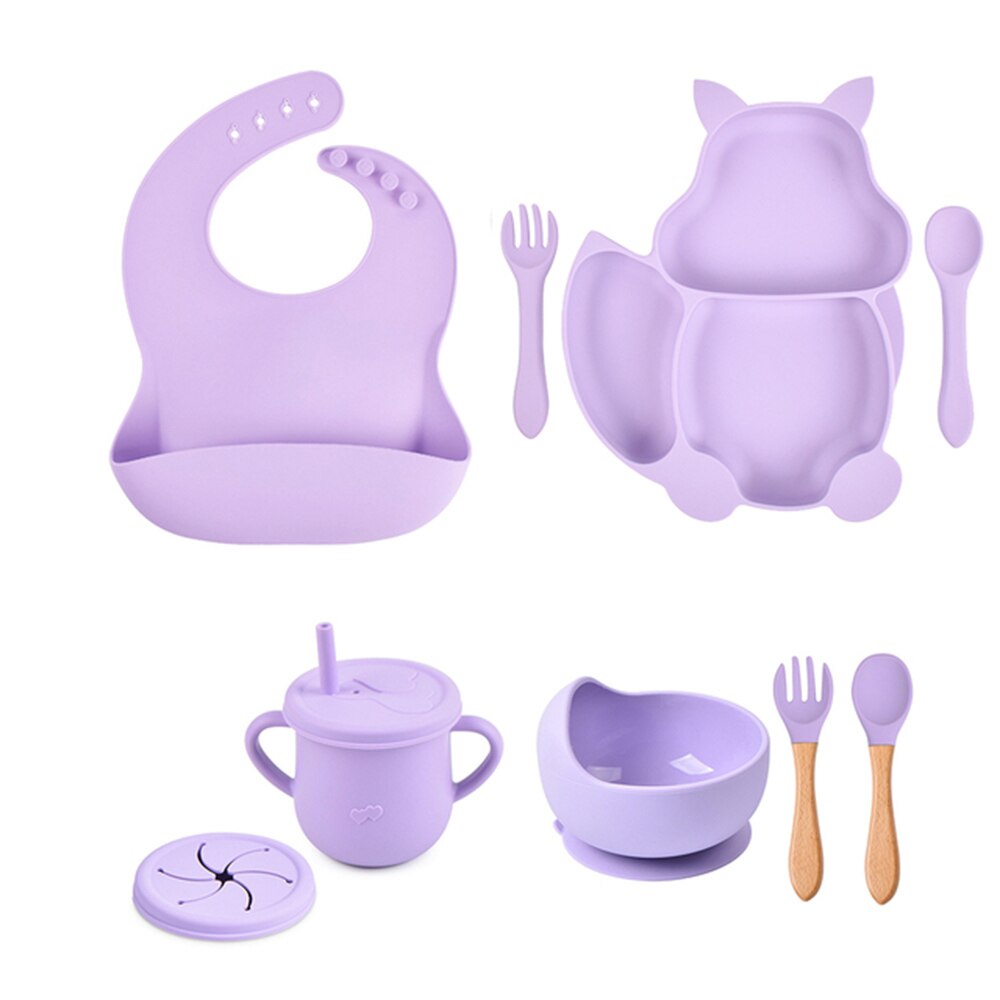 Baby Soft Silicone Sucker Bowl Sets