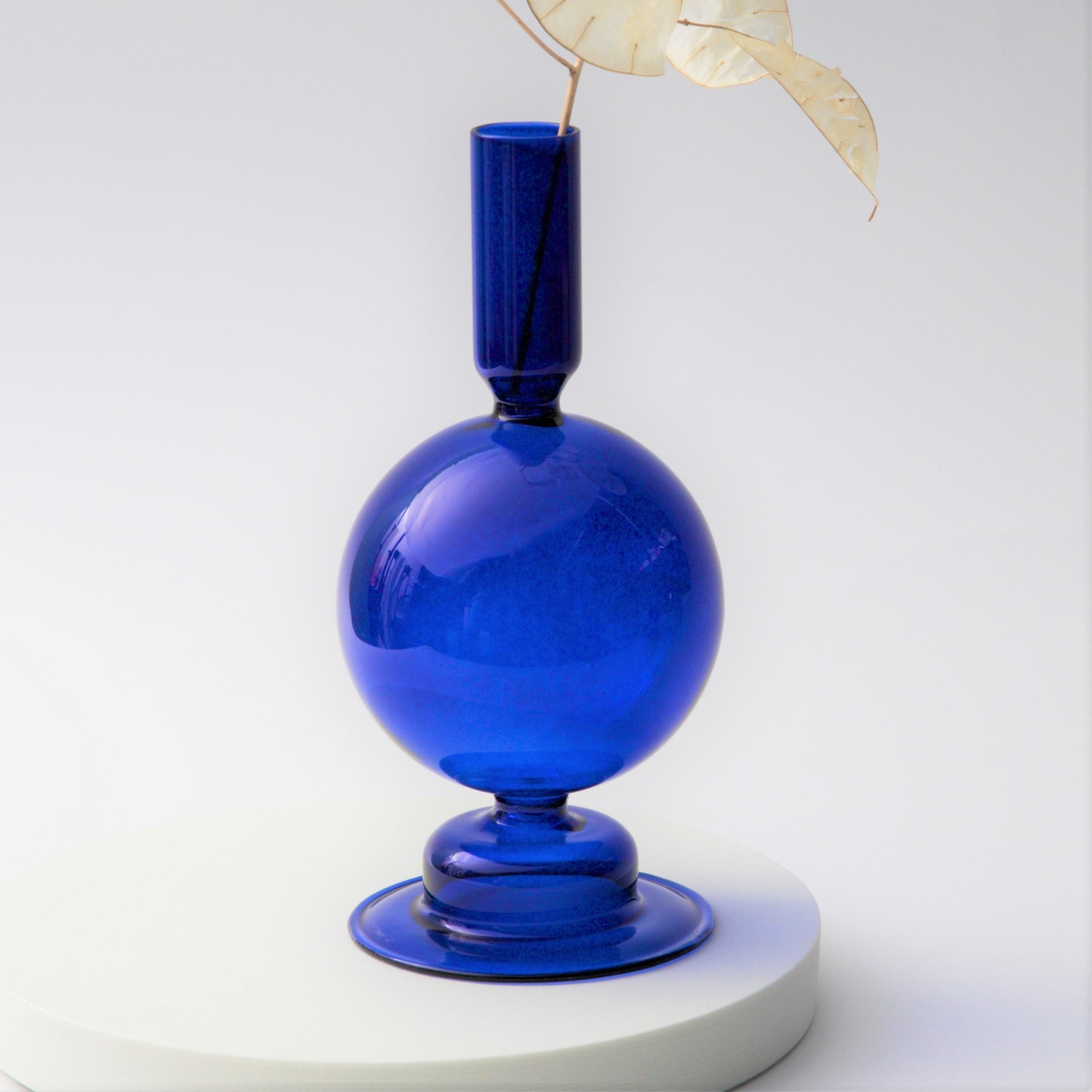 Jupiter Glass Candle Holders