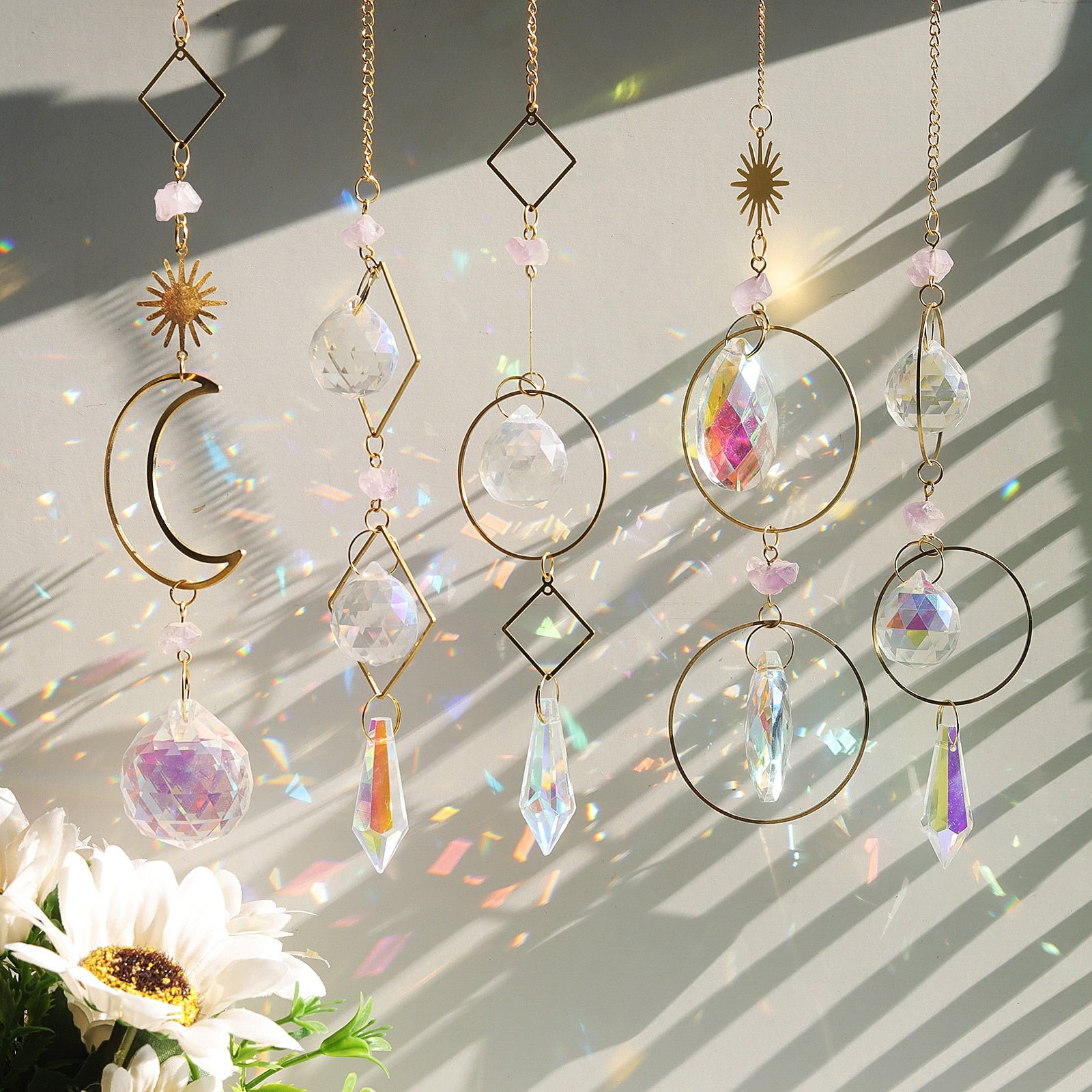 Suncatcher Hanging Crystal Prism
