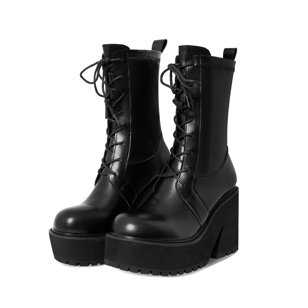 Platform Ankle Boots