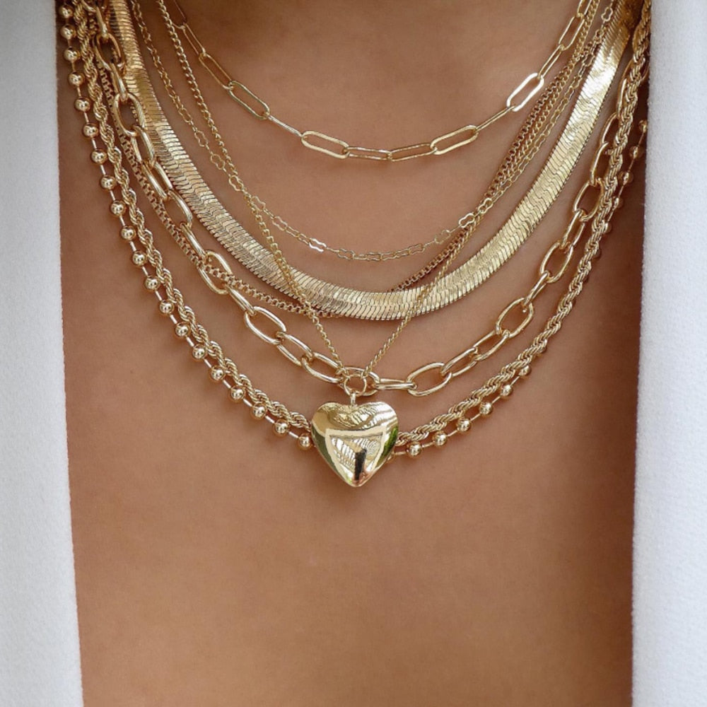 Moon Gold Necklace