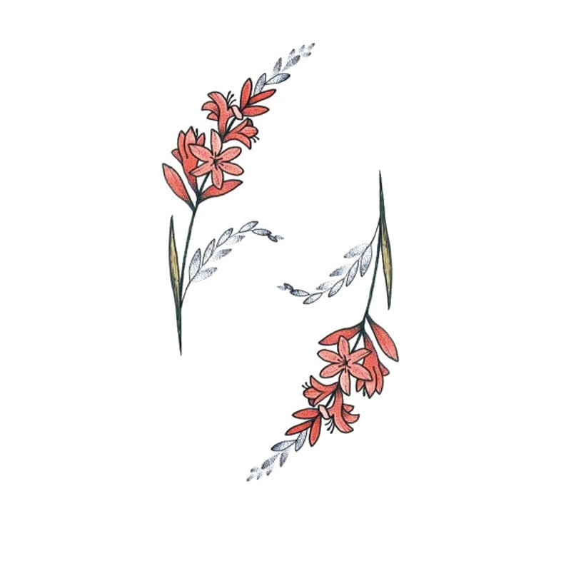 Flower Tattoo Sticker