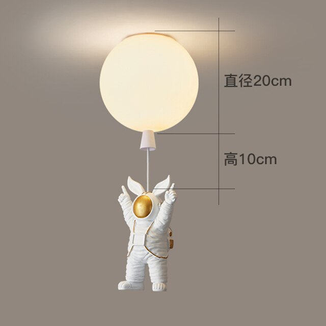 Nordic Astronaut Ballon LED Pendant Light
