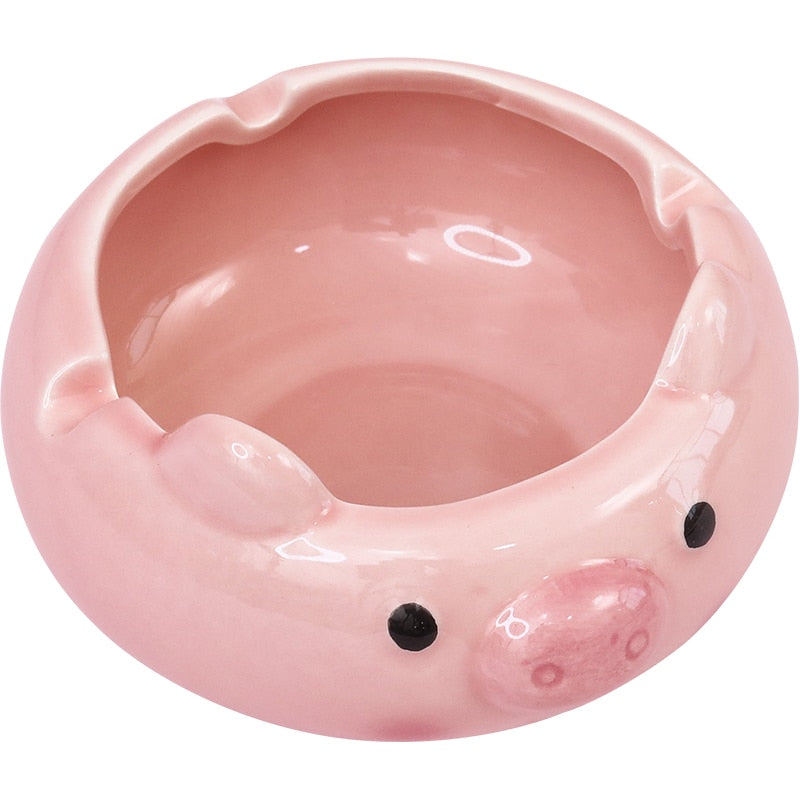 Cute Animals Ceramic Ashtray