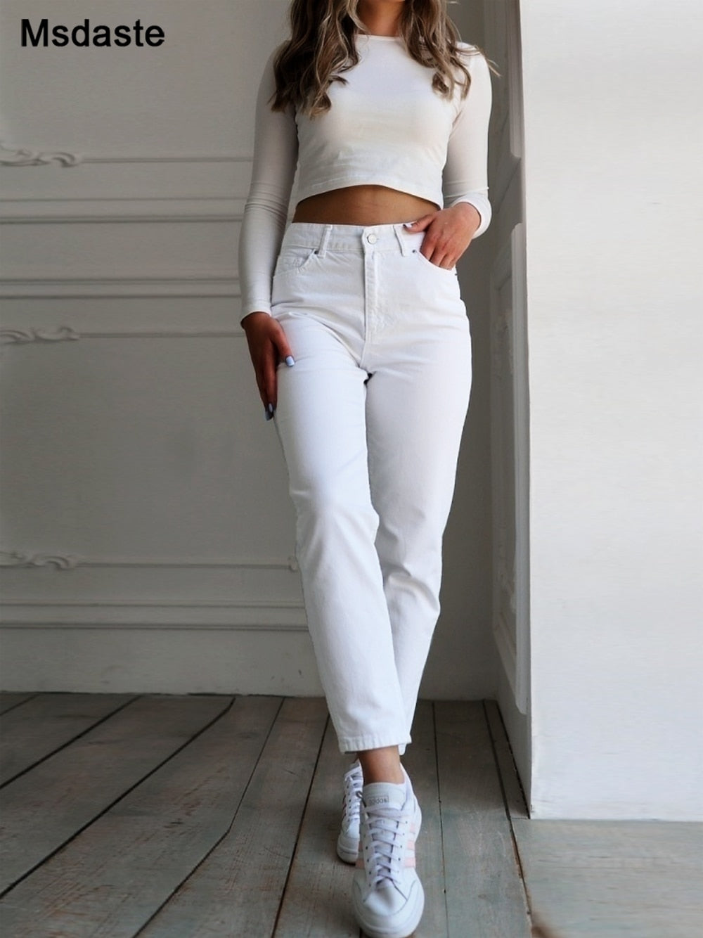 High Waist Denim Jeans
