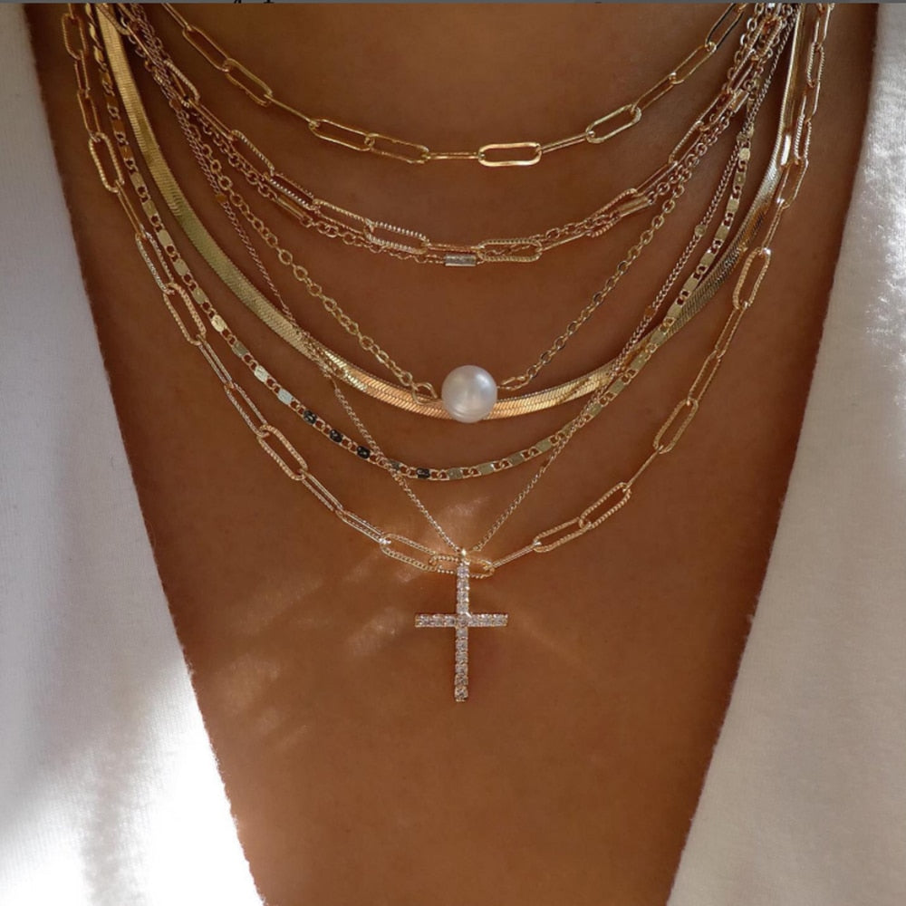 Moon Gold Necklace