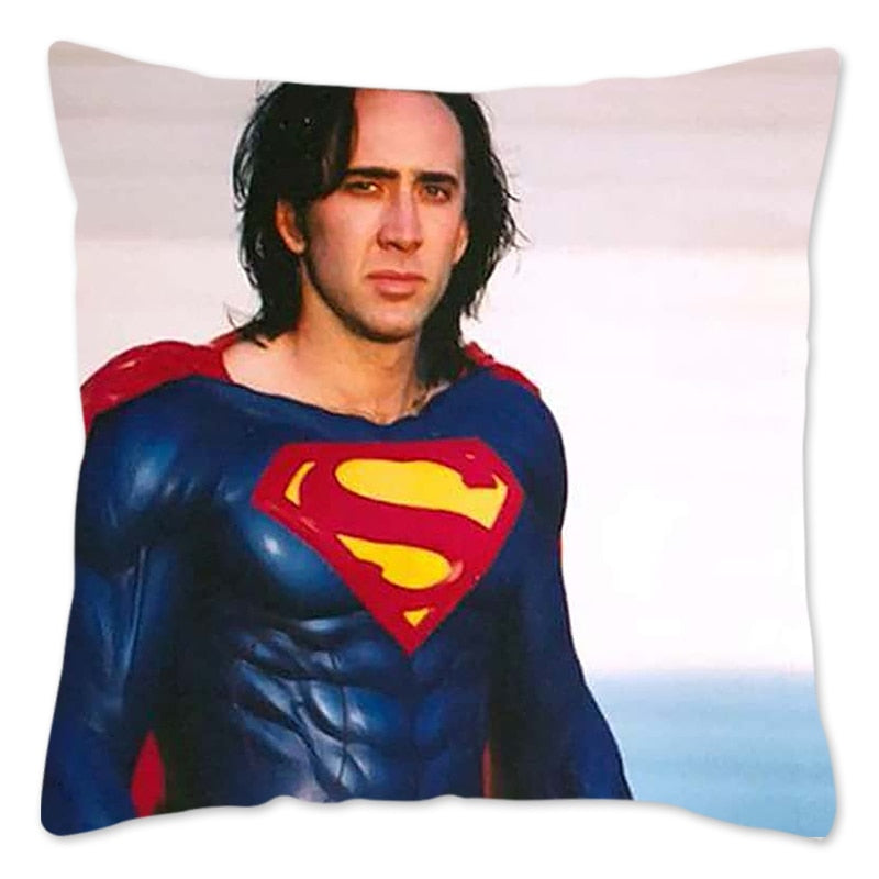 Nicolas Cage Face Pillow