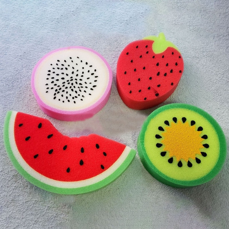 Cute Fruit Shape Bath Sponge