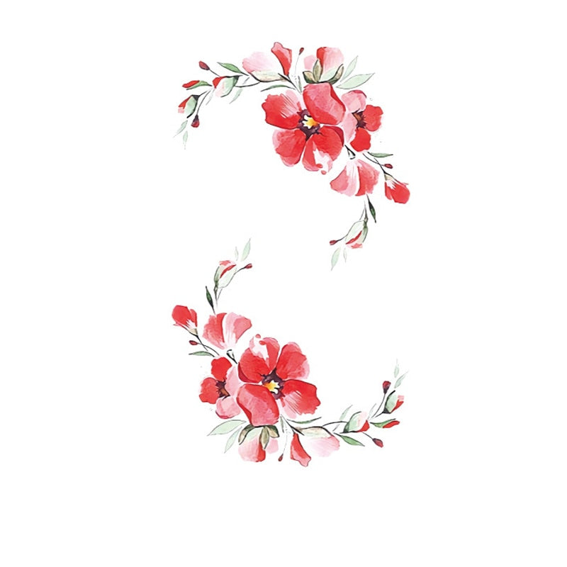Flower Tattoo Sticker