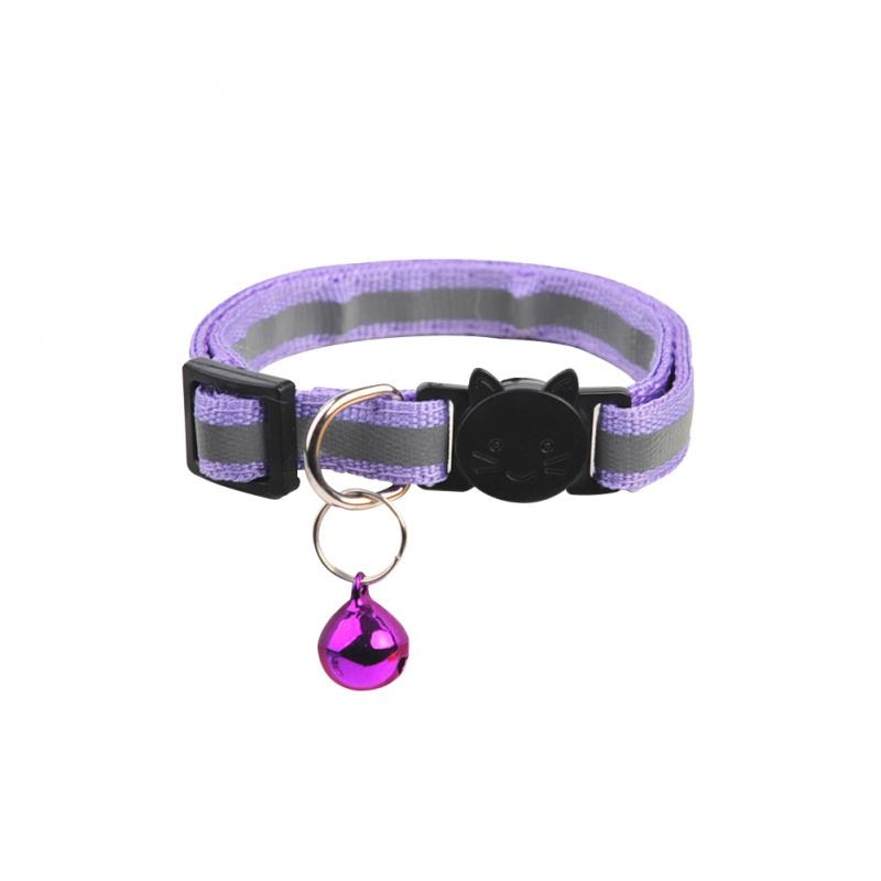 1Pc Pet Collar Reflective With Bell