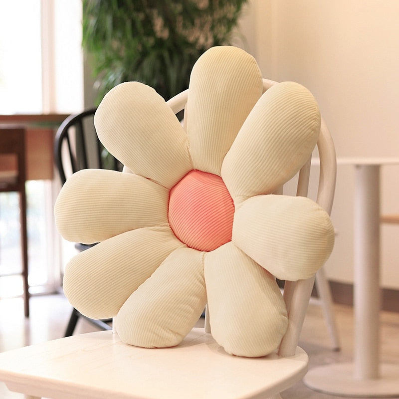 Daisy Flower Pillow