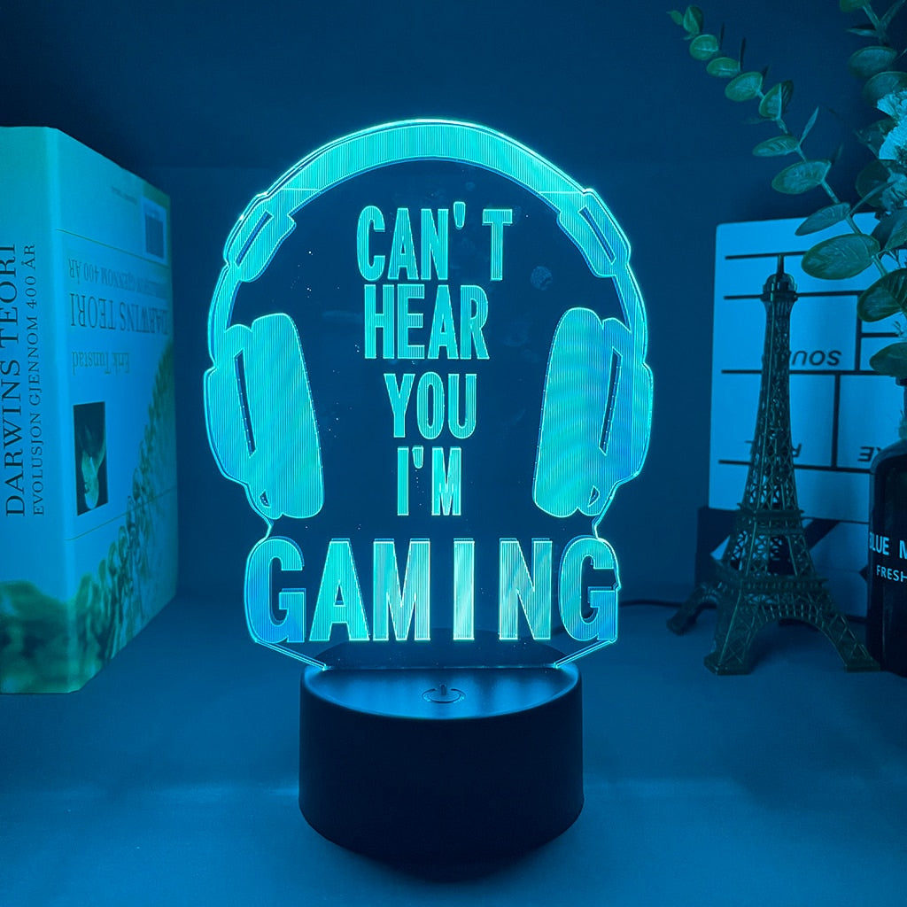 3D Gaming Night Light