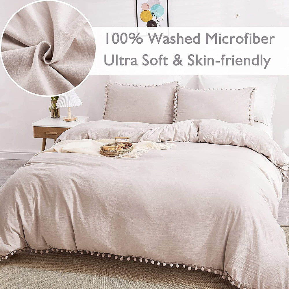 Solid Color Bedding Set