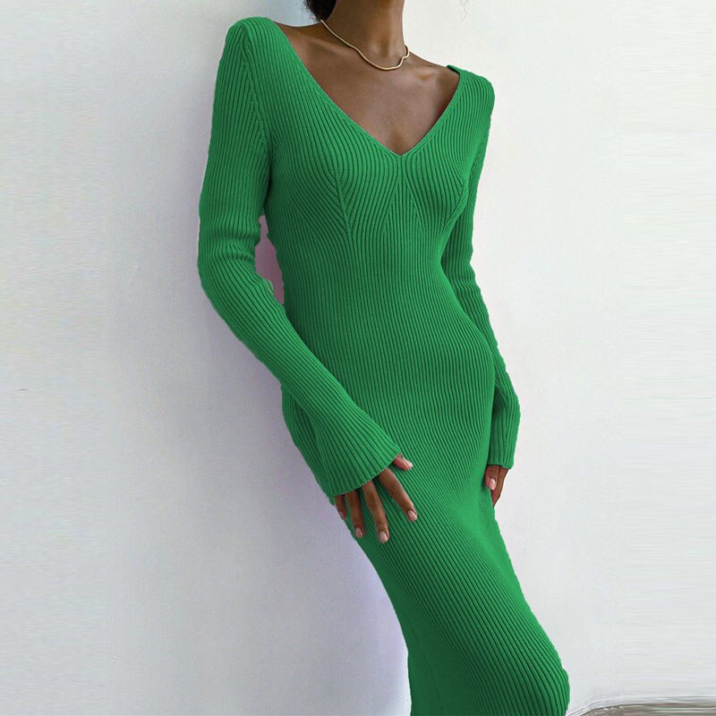 Knitted Long Dress