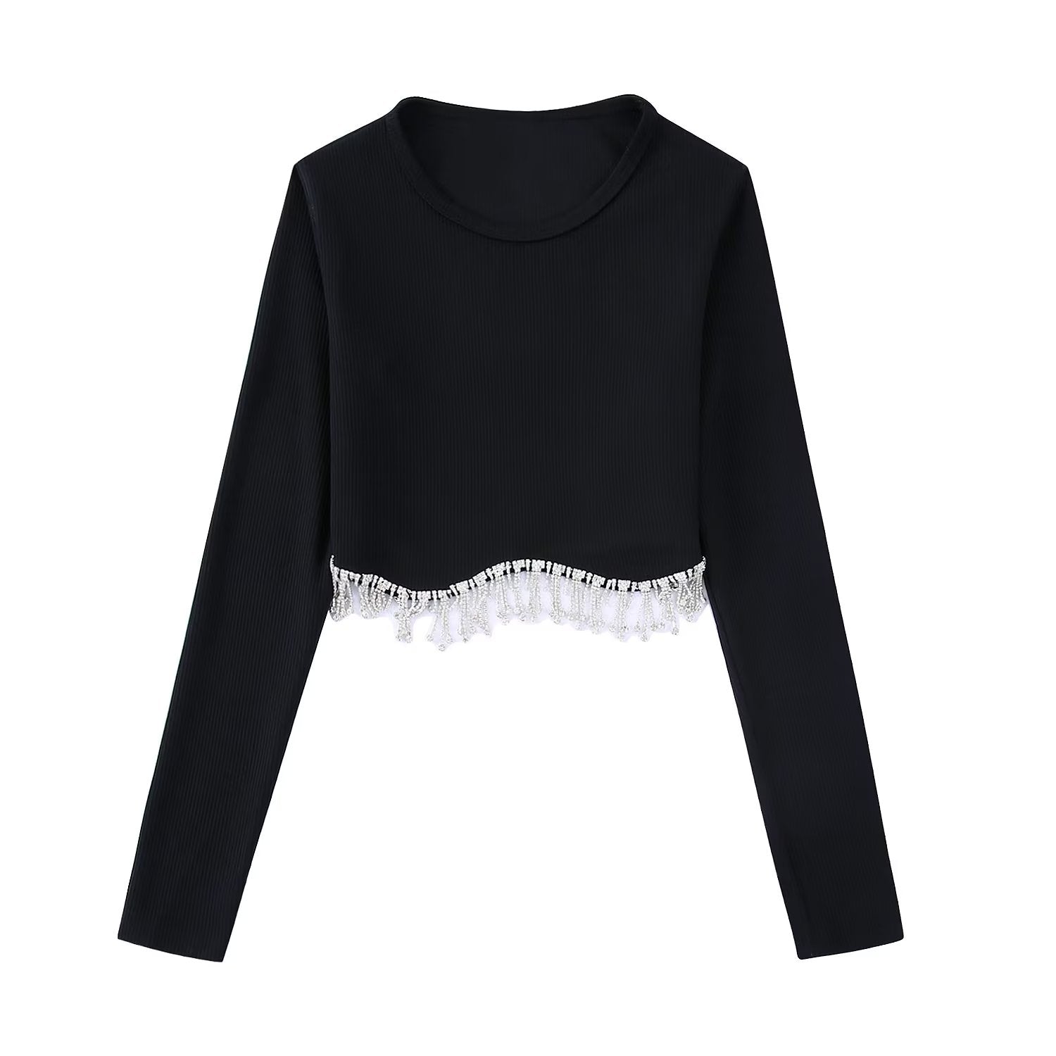 High Knitting T Shirt Chic Short