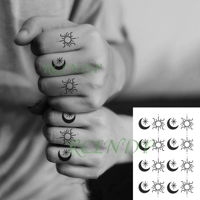 Smile Face Tattoo Sticker